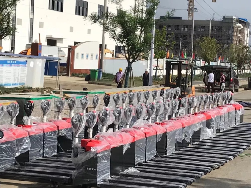 大氣登場！杭叉電動(dòng)搬運(yùn)車大批量交付江蘇某新能源企業(yè)